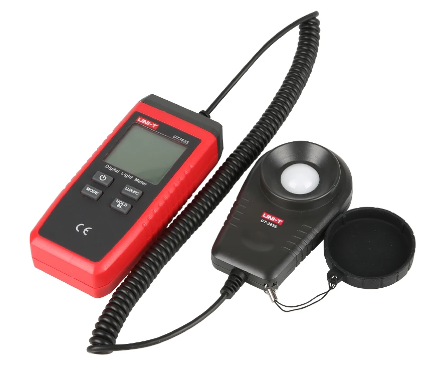 UNI-T split type UT383S/UT383 Light Meter max200,000 Lux Digital Luxmeter Luminance Fc Test Illuminometers Photometer 500ms Rate UNI-T split type UT383S/UT383 Light Meter max200,000 Lux Digital Luxmeter Luminance Fc Test Illuminometers Photometer 500ms Rate