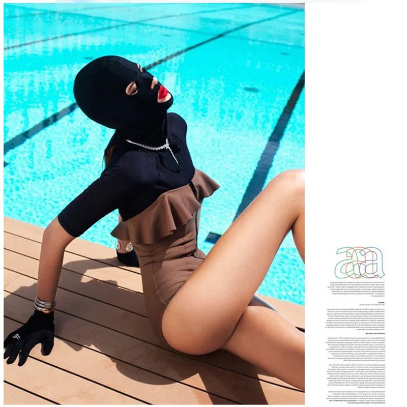 SBART Новая летняя шапочка для дайвинга Facekini Солнцезащитная маска лица нейлоновая