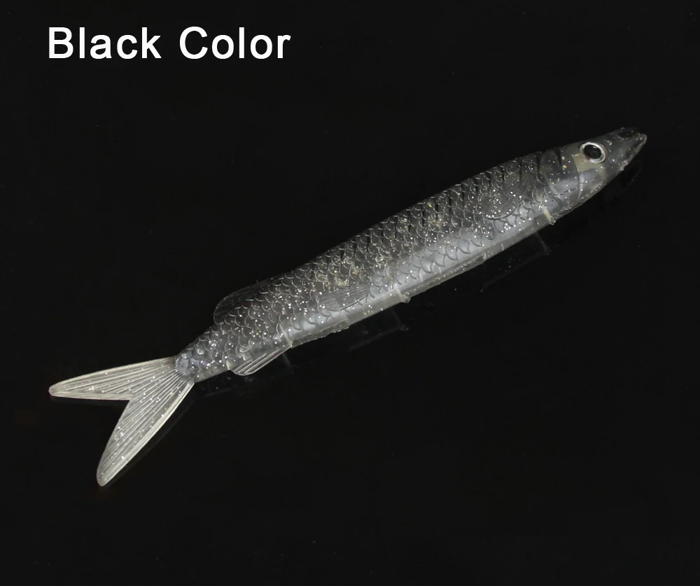 Spinpoler 1pc 22cm50g Pesca Black Back Fish Baits Bass Salt Water Soft Plastic Silicone Lures Fishing Tackle  (4)