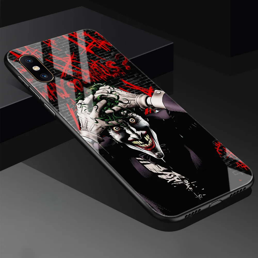 Чехол для Xiao mi 6 Joker, жесткая задняя крышка из закаленного стекла для телефона mi x 2 2s 3, чехол Xiao mi max 3 mi 8 SE LITE mi 9 - Цвет: Небесно-голубой