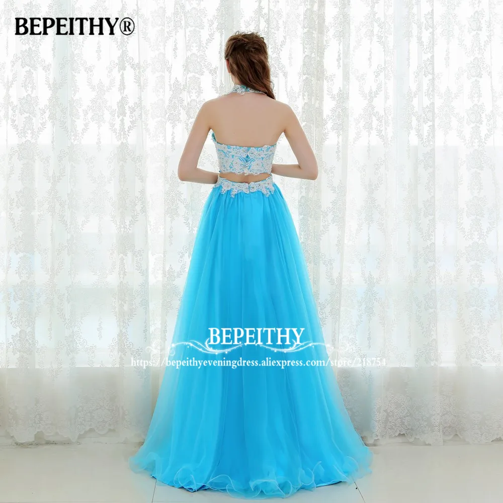 Новое поступление Длинные Выпускные платья из двух частей vestido de festa Longo дешевое