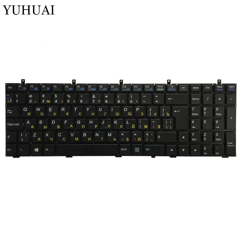  Russian Keyboard for DNS Clevo W355 W355SSQ W355SDQ W355STQ W670SCQ W670SJQ W670SRQ W670SHQ W670SFQ