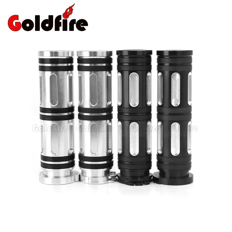 1&quot Black CNC Aluminum Motorcycle Handlebar Hand Grips For Harley Sportster Dyna Fatboy Night Train XL XR | Автомобили и