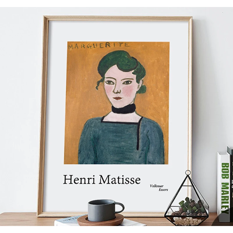 Портрет холст живопись Henri Matisse плакат для настенного искусства винтажное