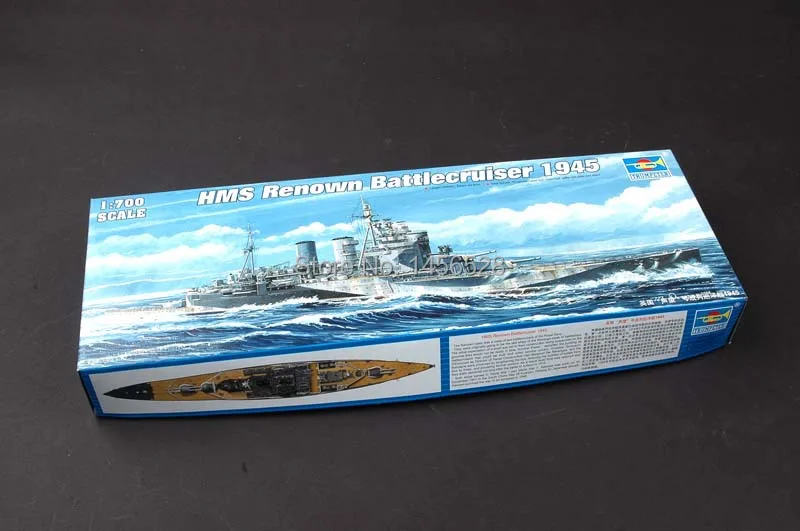 Набор моделей в сборе trumpeter 1/700 05765 HMS Renown 1945 построенная масштабная модель корабля