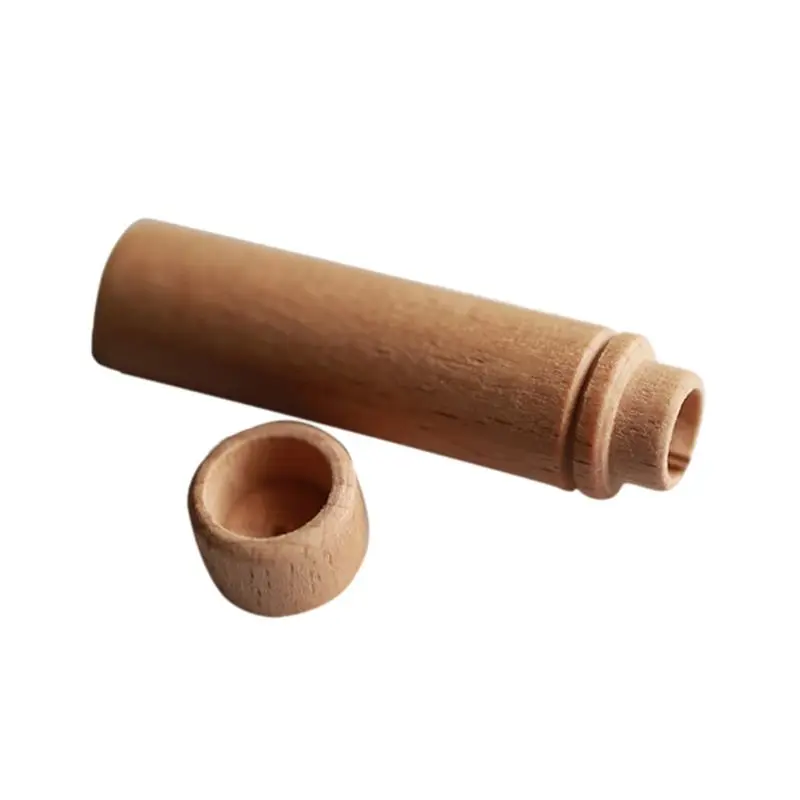

Travel Portable Wooden Needle Holder Container Toothpick Tube Sewing Needle Storage Tube Jar Knitting Sewing Organizer Accessory