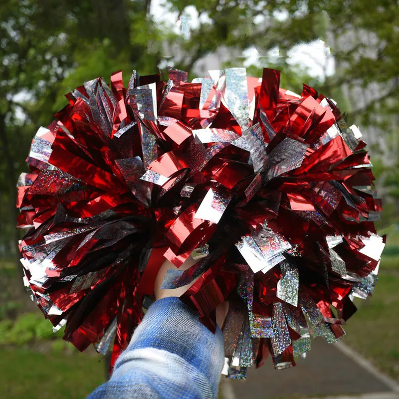 12pcs Professional Competition Cheerleader Pom School Exercises Cheer Pom Poms Cheerleading Pompon Pom Poms Aliexpress