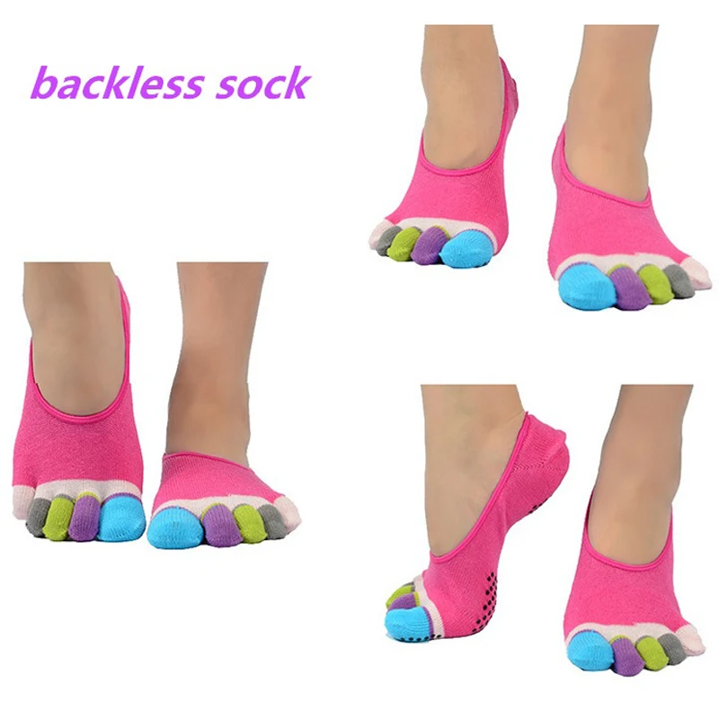 New Arrival High Quality Women Professional Yoga Socks Five Toe Anti
