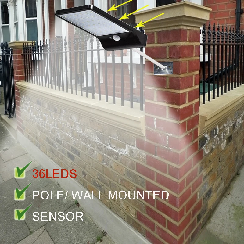 

LEDS Solar light Perfect quality LED Solar Outdoor lighting Good convestion solar panel High bright led solar street light