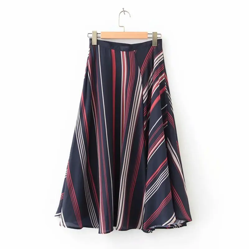 TB45-18135 юбки в полоску в европейском и американском стиле