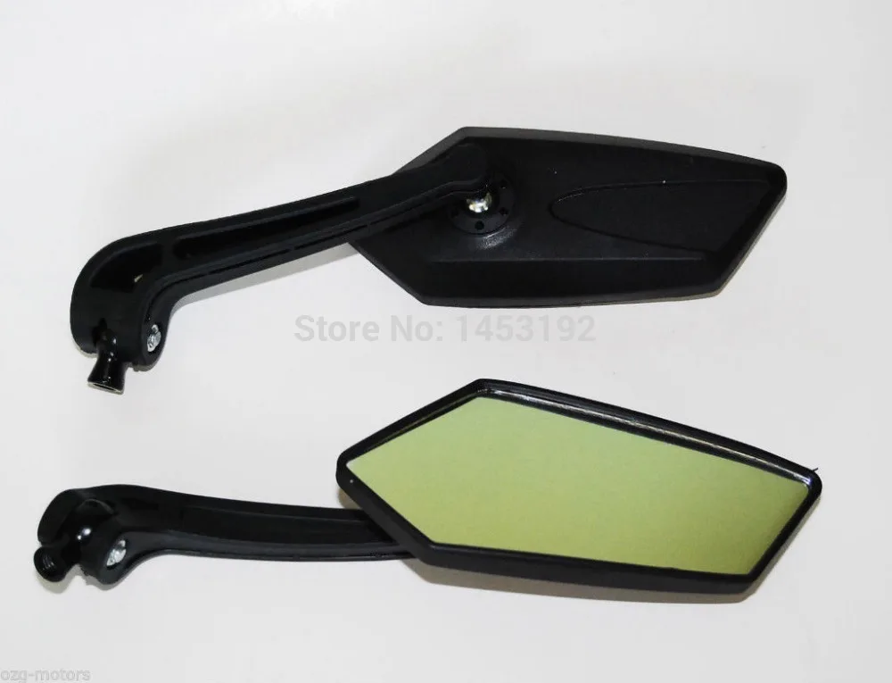 NEW Free Shipping BLACK MIRRORS motorcycle For Kawasaki KL KLR KLX 250