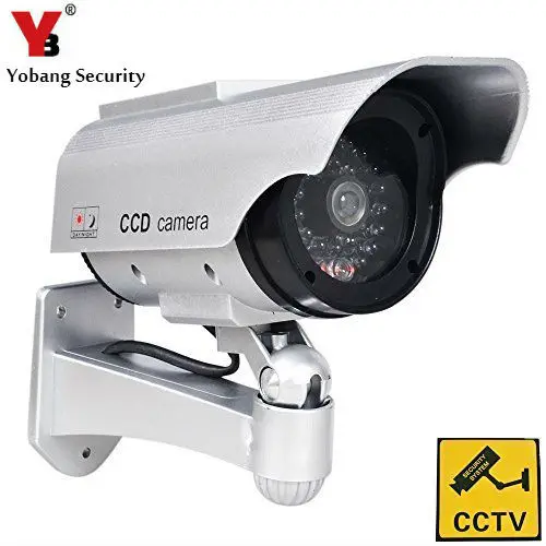 

YobangSecurity Dummy Fake CCTV Camera Solar Powered