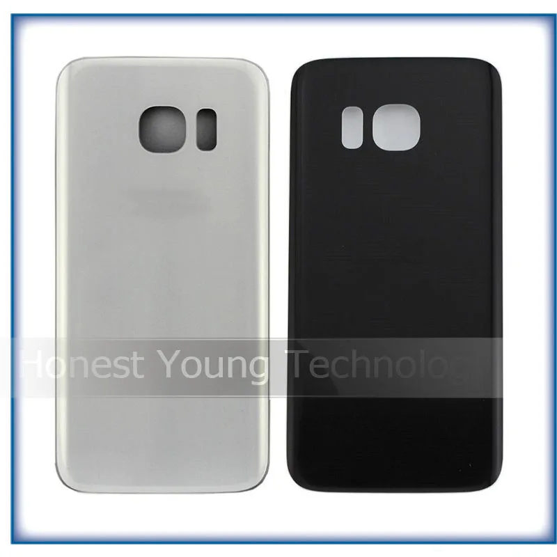 

10PCS New Rear Panel Glass Battery Back Cover For Samsung Galaxy S7 G930 / S7 edge G935 Battery Cover Glass With Stickers