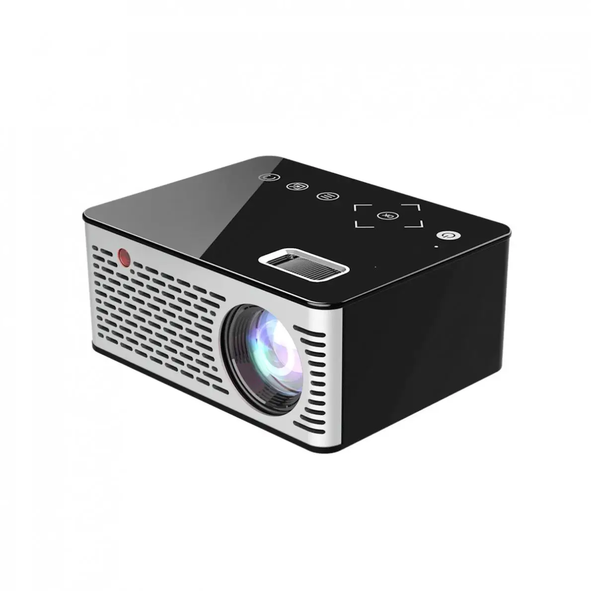 T260 العالمي 116 بوصة المحمولة مصغرة جهاز عرض (بروجكتور) ليد 320x240 القرار الوسائط المتعددة مع لمسة زر للمنزل والترفيه