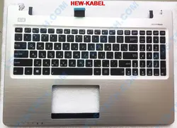 RU Русский клавиатура для ASUS K56 K56C K56CB K56CM K56CA A56 A56C S56C S56 верхняя крышка верхняя часть подлокотника 90R-NUH1K1080Y серебро