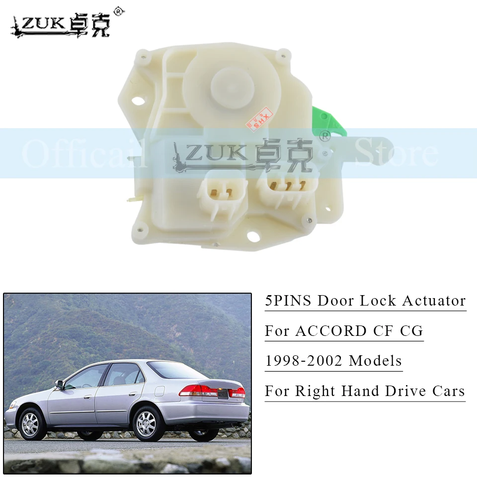 

ZUK 72115-S5A-A01 5-PINS Front Right Side Door Lock Actuator For HONDA ACCORD CIVIC ODYSSEY S2000 CRV FIT JAZZ INSIGHT RHD Cars