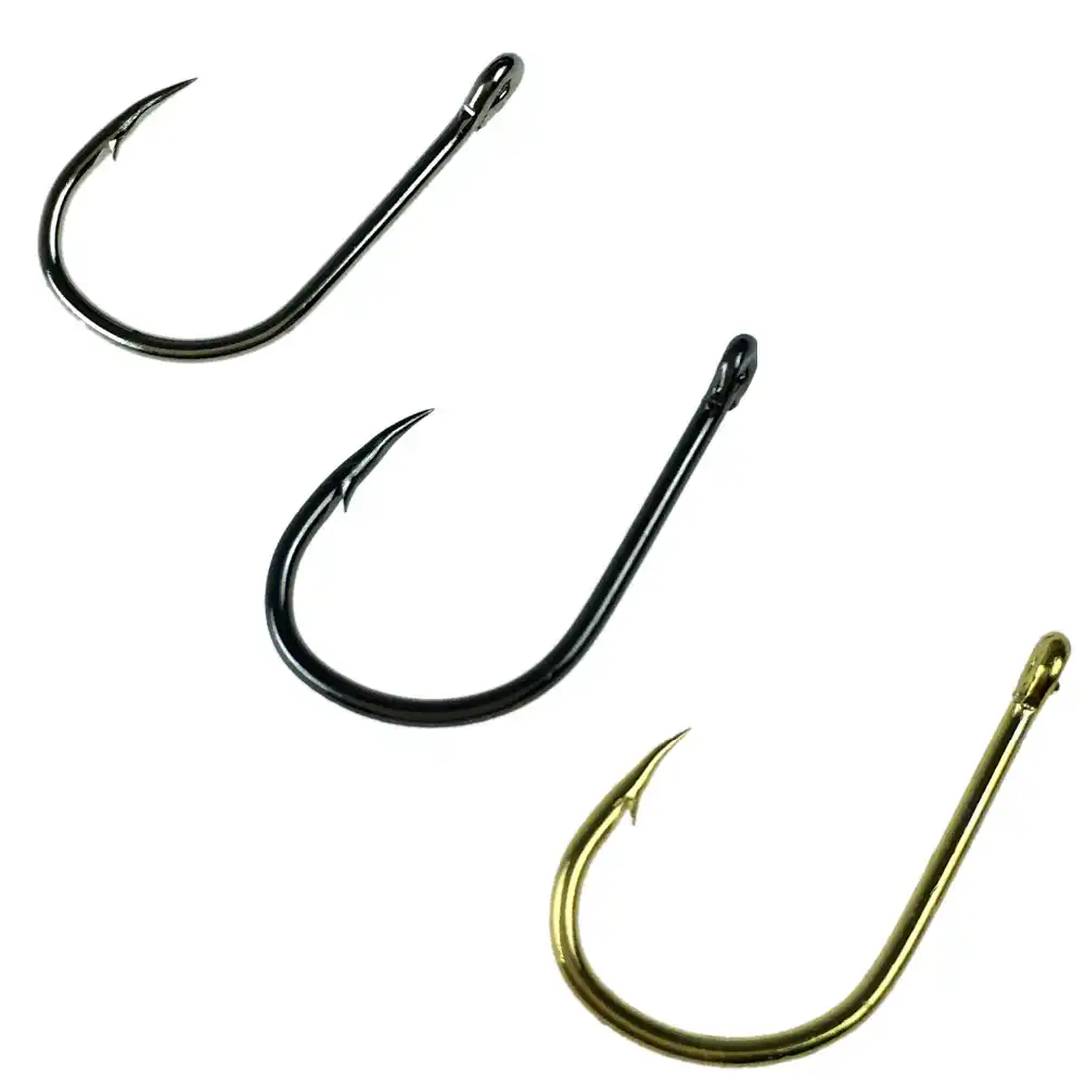 assorted fishing hooks