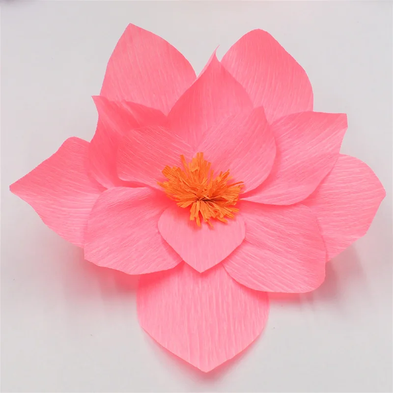 2018 Large Crepe Paper Flowers For Wedding &amp Event Backdrop Baby Shower Nursery Fashion Show Decor Windows Display | Дом и сад