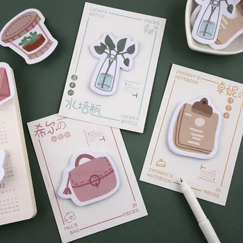 

1 Pcs Cute Cactus Teapot Potted Plant Calendar Paper Memo Pads Sticky Notes Notebook Sticky Notes Stationery Papelaria Escolar