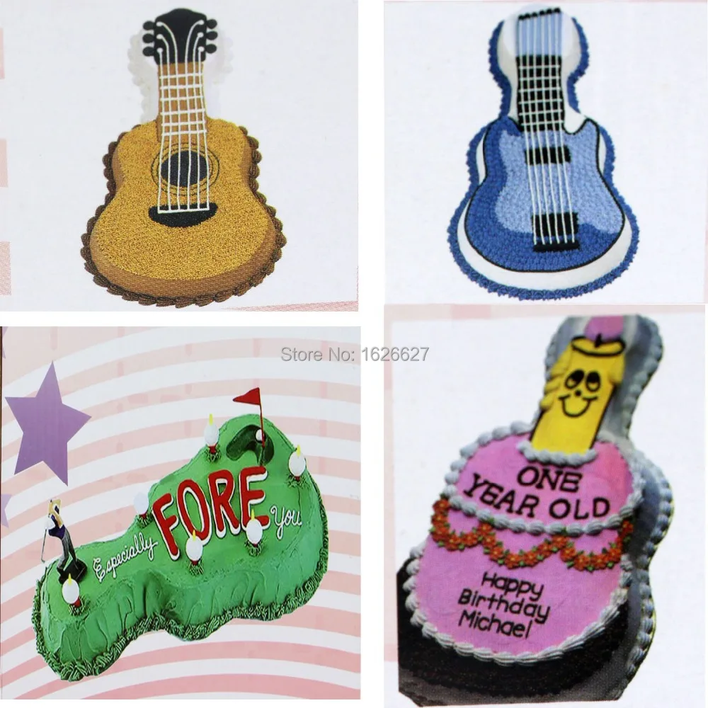 Moule A Gateau Avec Guitare Instruments De Musique Grand Cupcake 3d Ustensiles De Cuisson Pour Outils A Gateaux Nouvel Arrivage Aliexpress