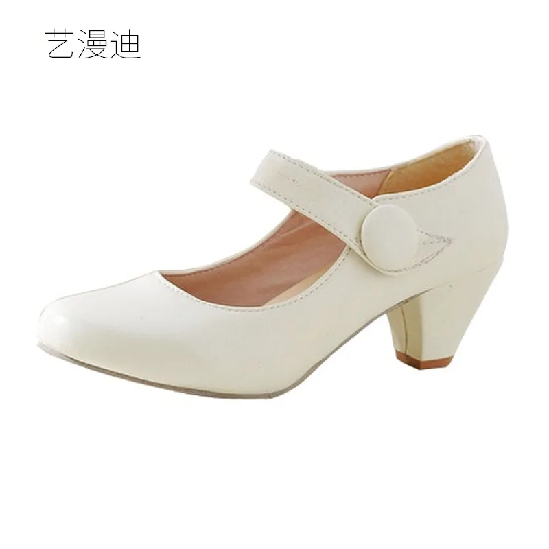 

2018 Plus Size 34-43 4.5cm Beige Sexy High Heels for Women's Pumps with Shoes Woman Wedding Dress Ladies Party Evening Yellow