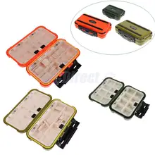 Прочный пластиковый ящик для хранения рыболовных снастей с регулируемыми отсеками, чехол для рыболовной приманки, водонепроницаемый ящик для хранения рыболовных снастей