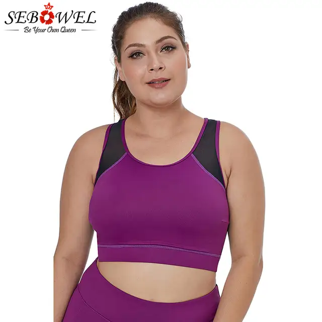 plus size sports bra online