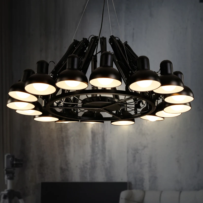 Vintage pendant lights retro cage lamp modern Restaurant Lighting wrought iron kitchen dining room bar shop hanging lamp|caged lamp|pendant