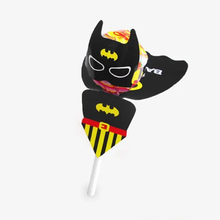 30 шт. комплект наряда принцессы открытка "Леденец" конфеты для детей Русалка супер герой День рождения забавные творческий подарок услуга леденец из бумаги Декор - Цвет: Batman