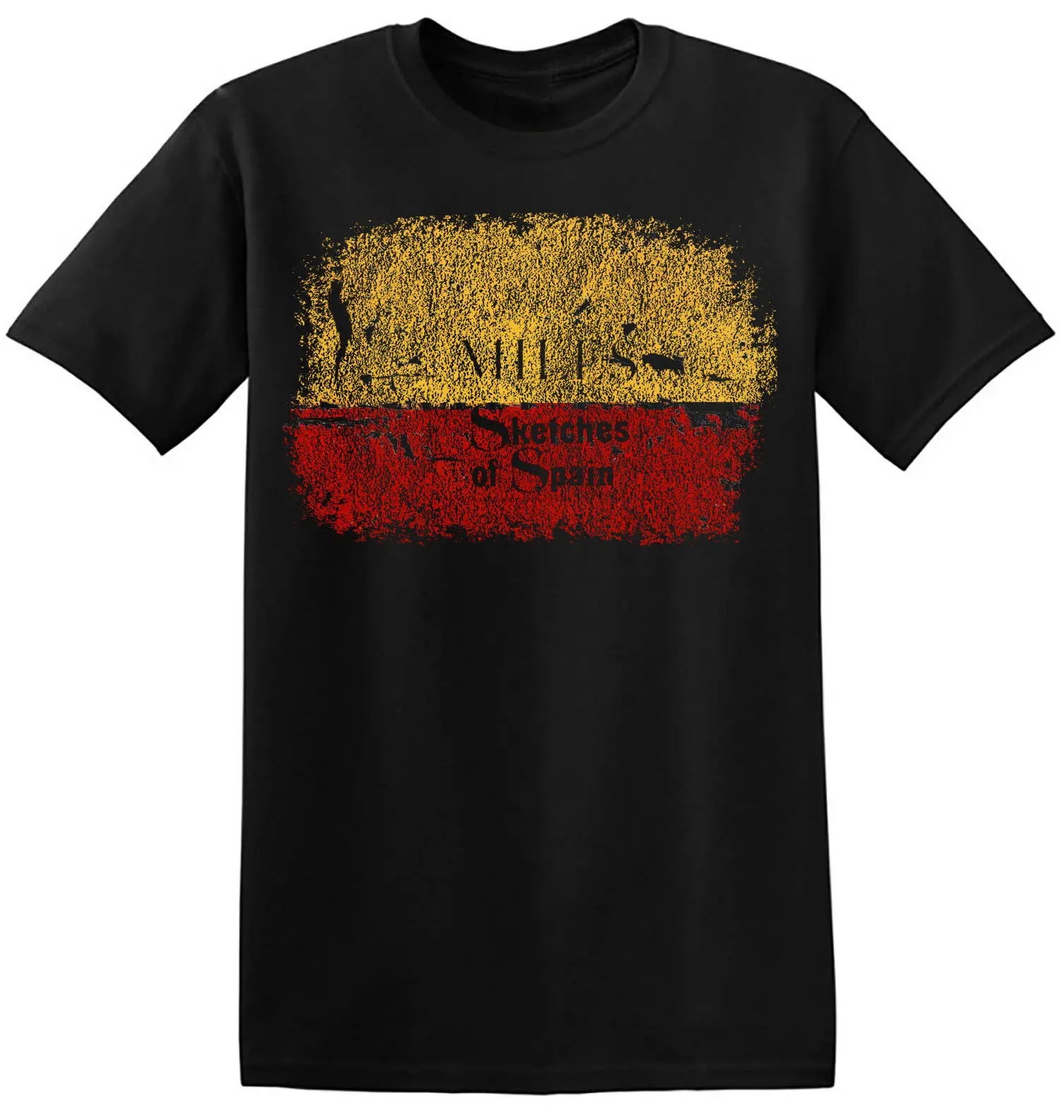 Miles Davis T Shirt Sketches of Spain Graphic Print New Black Unisex