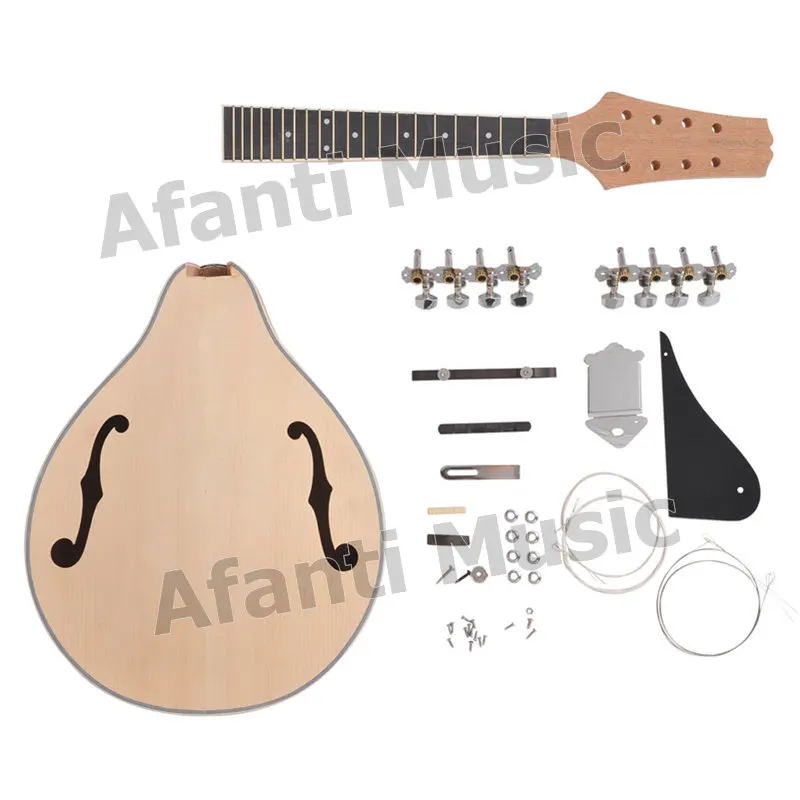 

Afanti Music Spruce top A Mandolin Kit with all hardware (AMB-800KS)