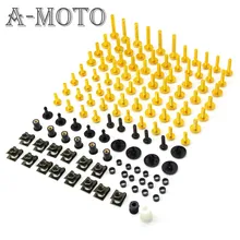 Motorcycle fairing screw bolt windscreen screw FOR KAWASAKI NINJA250 EX250 NINJA300 NINJA400 NINJA650 ZX 6R ZX