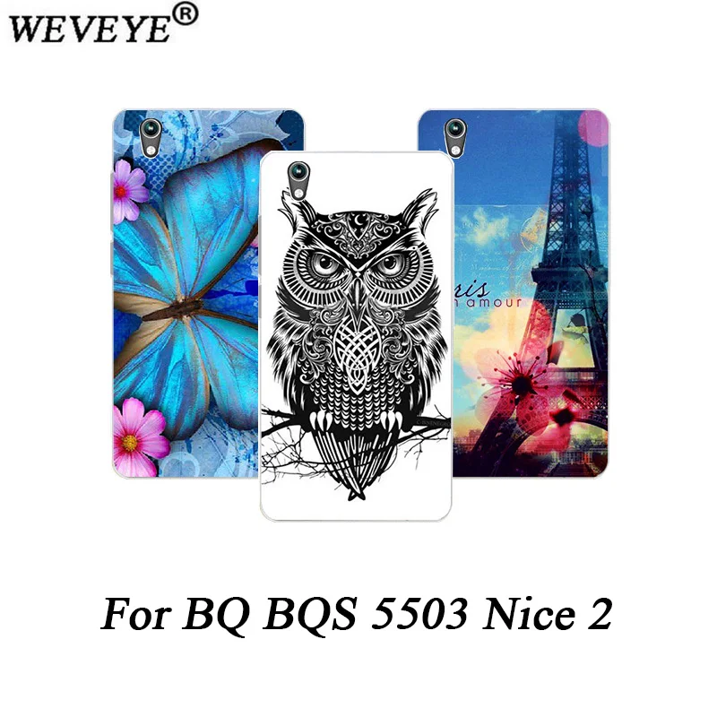 Для BQ BQS 5503 хорошее 2 5 дюймов чехол для телефона цветочный узор стильный принт с