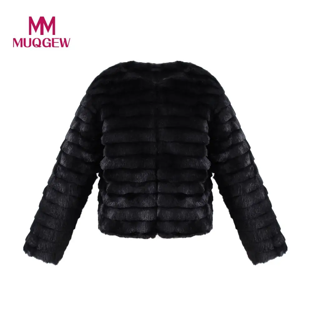 

MUQGEW Dropshipp Kids Baby Girl Autumn Winter Faux Fur Coat Jacket Thick Warm Outwear Clothes Clothes Long Sleeve Infant Product