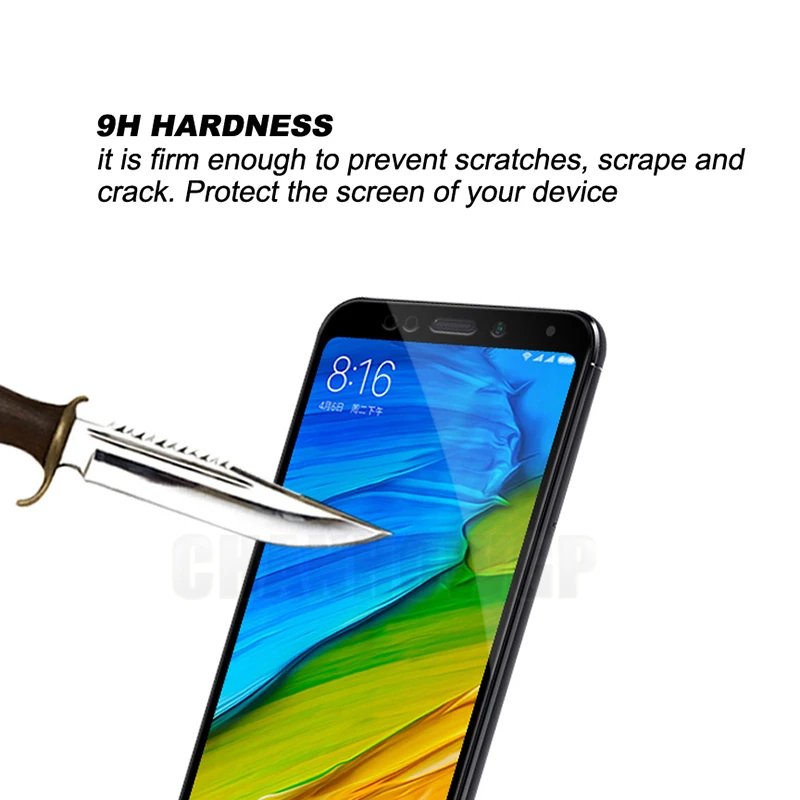 9H полное покрытие закаленное стекло для Xiaomi Redmi 5 Plus MET7 MEI7 защита экрана MDTI MDI1 MDG1