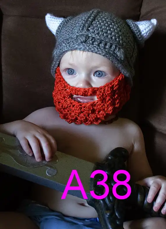 kids beard hat