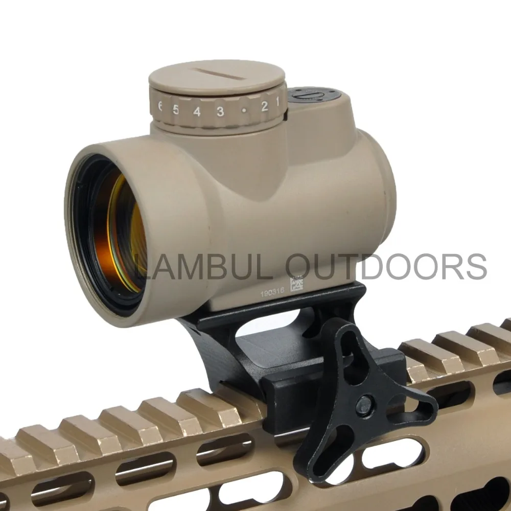 LAMBUL MRO Red Dot Sight 2 MOA AR15 тактический оптический Trijicon охотничьи прицелы с низким и ультра высоким QD Крепление подходит 20 мм рельс