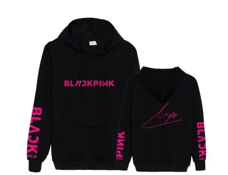 black pink sweatshirt kpop