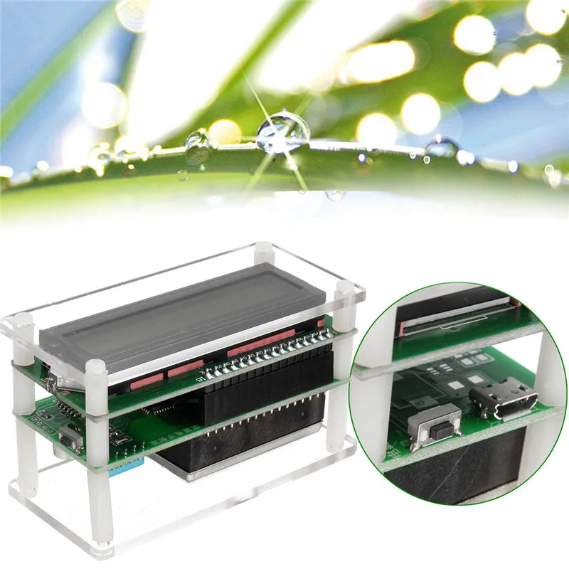 

PM2.5 Detector 5V LCD Screen Display PM2.5 Temperature Humidity for Home Car Office Simple to Use Energy Saving Gas Analyzers