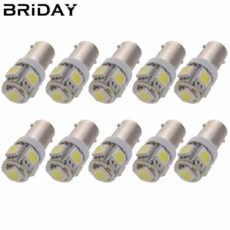 

10PC BA9S 5smd clearance lights reading lamp dome lamp led Bulbs license plate lamp Car-Styling signal lights for cars DC 12V
