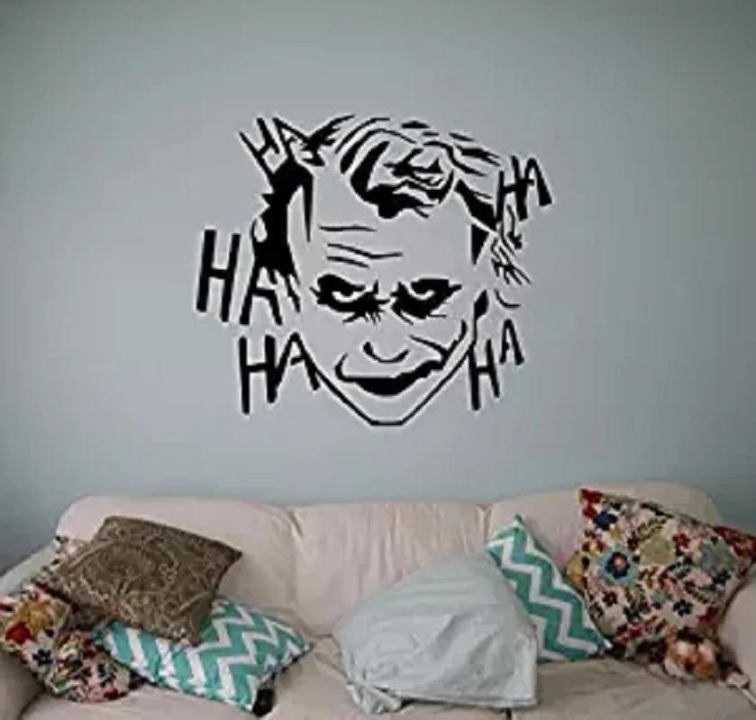 Creative Murals Joker Art Wall Sticker Vinyl Decal Batman Dark Knight