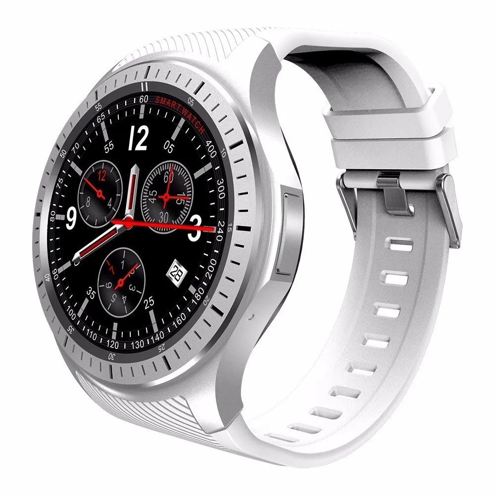 

Bluetooth 4.0 Sport 01 Smart Watch Android 5.1 OS 1GB RAM 16GB ROM WIFI 3G GPS Heart Rate Monitor MTK6580 Quad Core SmartWatch