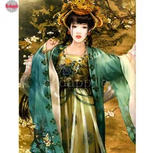 DIY фото на заказ, 5D алмазная живопись Японская женщина Гейша вышивка крестиком полная дрель мозаика Алмазная вышивка мозаика домашний декор