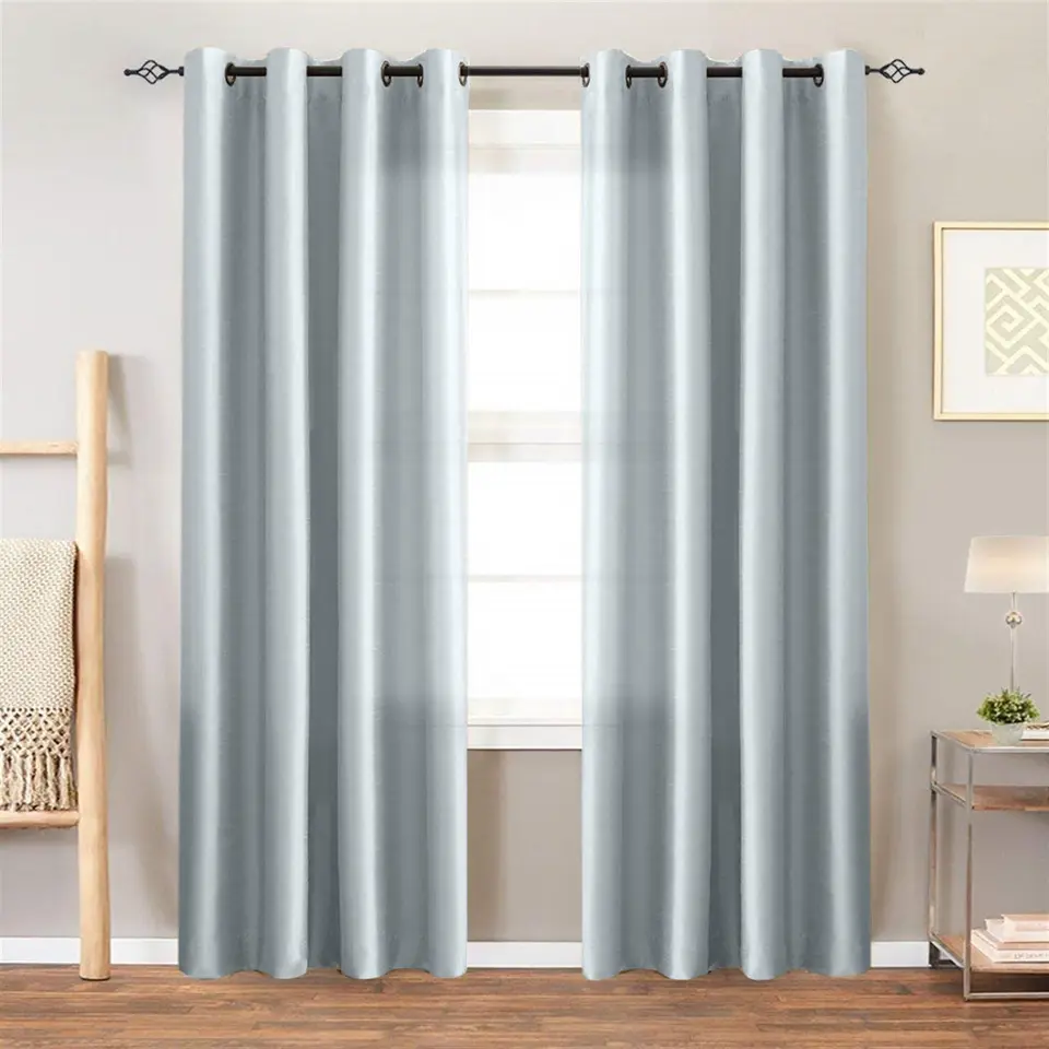 Satin Curtains Room Darkening Cheap Curtains For Living Room