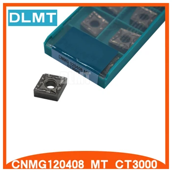 

10PCS CNMG120408 MT CT3000 CNC tools External turning tools Cermet Grade carbide inserts lathe cutter tools