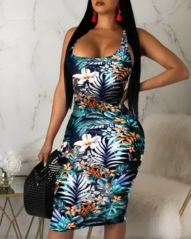 

2019 Women Summer Boho Short Floral Dress Lady Girls Evening Party Beach Dresses Sundress Flower Clothing