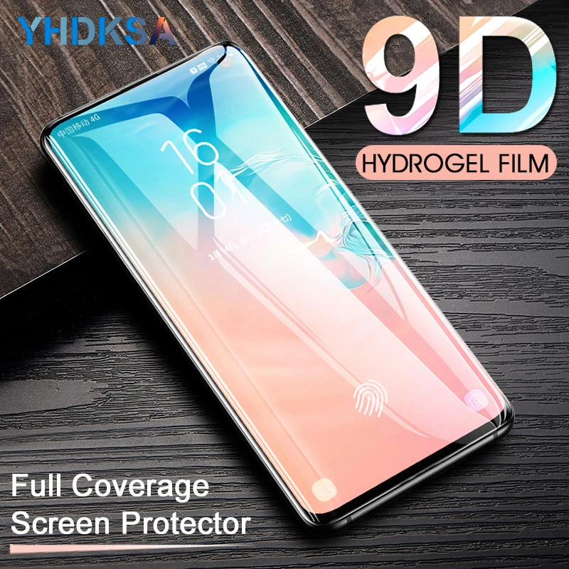 

9D Full Protective Hydrogel Film For Samsung Galaxy S10E S10 S8 S9 Plus S7 Edge Note 8 9 Full Cover Screen Protector Film Case