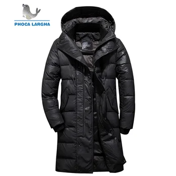 

New Brand Men's Winter Down Jackets Men Camouflage Thick Warm Long Down Coat Hooded Casual Fashion Feather Down Jacket Male