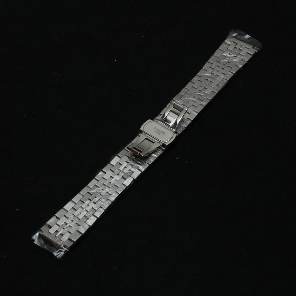 Ремешок для часов из нержавеющей стали 17 18 19 20 21 22 мм|curved end|steel watchbandstainless steel watchband |