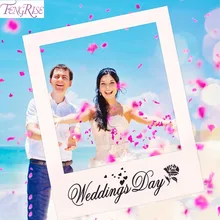 FENGRISE Mr Mrs Just sevened Fun Photo Booth Реквизит для невесты, жениха, свадебная декоративная фотобудка, вечерние принадлежности для свадебного душа